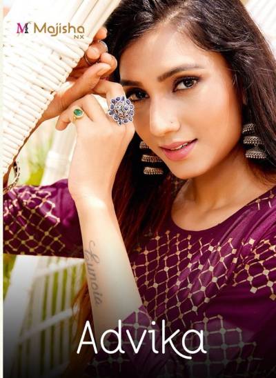 Advika Vol 1 By Majisha Nx Festive Wear Rayon Kurti Collection